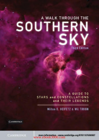 Milton D. Heifetz, Wil Tirion — A Walk Through the Southern Sky