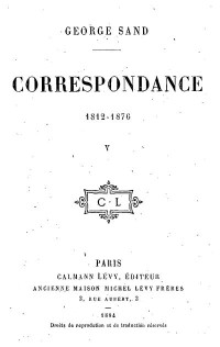George Sand — Correspondance 1864-1870 - Tome V