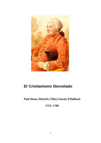 XXX — Holbach - El cristianismo desvelado.PDF