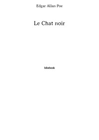 Edgar Allan Poe — Le Chat noir