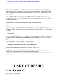 Lady Of Desire — Gaelen Foley - Knight Miscellany 04