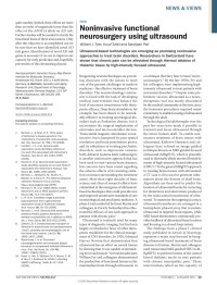 William J. Tyler & Yusuf Tufail & Sandipan Pati — Pain: Noninvasive functional neurosurgery using ultrasound