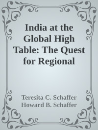 Teresita C. Schaffer & Howard B. Schaffer — India at the Global High Table: The Quest for Regional Primacy and Strategic Autonomy