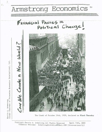 Martin A. Armstrong — Financial Panics = Political Change!