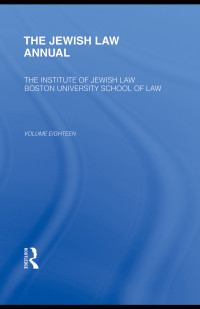 Unknown — The Jewish Law Annual Volume 18