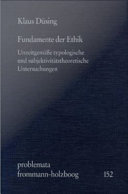 Klaus Düsing — Fundamente der Ethik