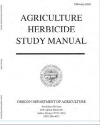 Oregon Department of Agriculture — Agriculture Herbicide Study Manual