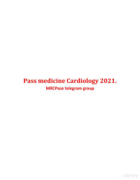 Unknown — Pass Medicine CARDIOLOGY, 2021