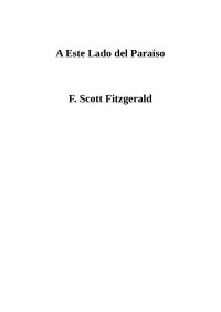 F. Scott Fitzgerald — A Este Lado del Paraíso