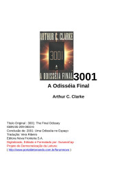 Arthur C. Clarke — 3001 A ODISSEIA FINAL