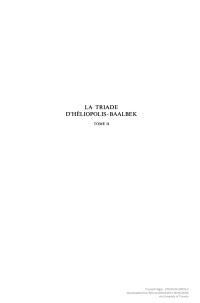 Youssef Hajjar — La triade d'Héliopolis-Baalbek, Tome 2