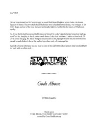 Unknown — Star Trek New Frontier 13 Gods Above