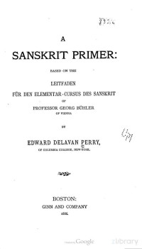 Edward Delavan Perry — A Sanskrit Primer