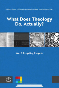 Phillip A. Davis, Jr. Daniel Lanzinger & Matthew Ryan Robinson — What Does Theology Do, Actually?