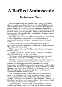 Ambrose Bierce — A Baffled Ambuscade