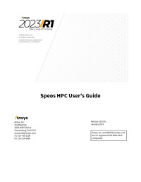 Ansys, Inc. — Speos HPC User's Guide