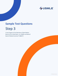 USMLE — 2023 Official Step 3 Practice Questions