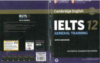 Cambridge — Cambridge English IELTS 12 General Training 12