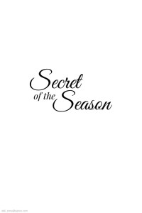 Kristin Gonterman — Secret of the Season