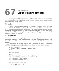 R. Rajesh Jeba Anbiah — A to Z of C :: 67. Virus Programming