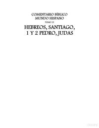 Jaime Mirón — Comentario Bíblico Mundo Hispano Tomo 23 Heb Sant 1&2 Ped Jud