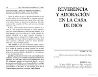 William Soto Santiago — Reverencia y Adoración En la Casa de Dios