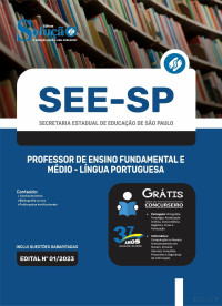 Editora Solução — Apostila Solução Concurso SEE SP Professor do Ensino Fundamental e Ensino Médio - Língua Portuguesa