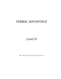  Ch a r l e s  H a r r i n g t o n  E l s t e r — Verbal Advantage Level 2.doc