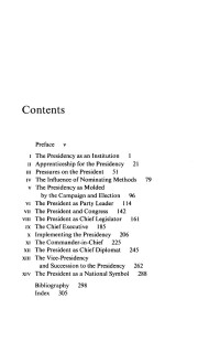 Wilfred E. Binkley — The Man in the White House: His Powers and Duties