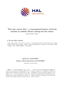 Jorge Ivan Puma Crespo — The Only Correct Line: A Transnational History of French Maoism in Catholic Mexico During the Late Sixties