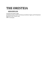 Aeschylus — The Oresteia