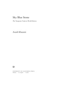 Khazeni, Arash. — Sky Blue Stone