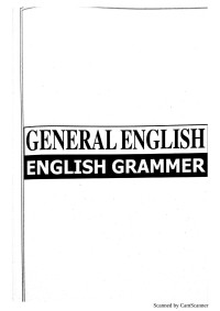 CamScanner — GENERAL ENGLISH