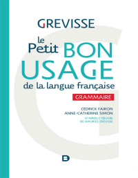 Grevisse — Pages de Le Petit Bon Usage de la Langue Française