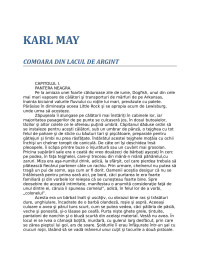 Comoara Din Lacul De Argint 10 — Karl May