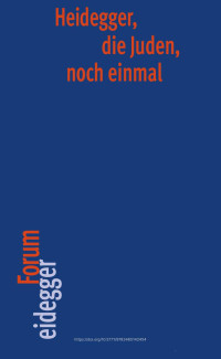 Peter Trawny / Andrew J. Mitchell (eds.) — Heidegger, die Juden, noch einmal