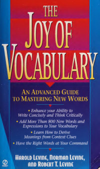Levine, Harold — The Joy of Vocabulary