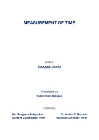 Deepak Joshi — Measurement of Time