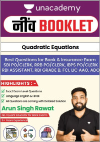 Arun Singh Rawat — NEEV BOOKLET Quadratic Equations - Speed Maths