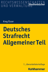 Volker Krey & Robert Esser — Deutsches Strafrecht Allgemeiner Teil