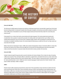 Brae & Christine Lezcano — History of Coffee PDF