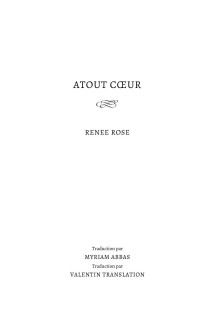 RENEE ROSE — Atout cœur