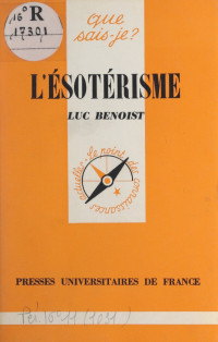 Luc Benoist — L'ésotérisme