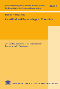 Izabela Jedrzejowska — Constitutional Terminology in Transition