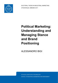 muletto — 39. POLITICAL MARKETING. UNDERSTANDING AND MANAGING STANCE AND BRAND POSITIONING (INGLES) AUTOR ALESSANDRO BIGI