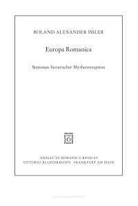 Roland Alexander Ißler — Europa Romanica