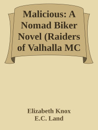 Elizabeth Knox & E.C. Land — Malicious: A Nomad Biker Novel (Raiders of Valhalla MC Book 1)