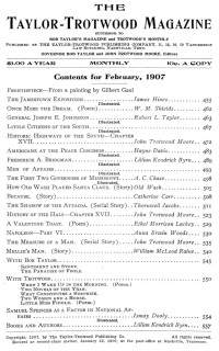 Various — The Taylor-Trotwood Magazine, Vol. IV, No. 5, February 1907