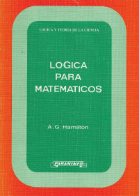 A. G. Hamilton — Lógica para matemáticos