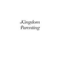 Myles Munroe — Kingdom Parenting